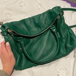 Kate Spade Green Crossbody Satchel